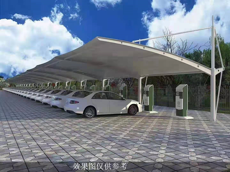 膜結構車棚